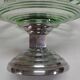Cut glass and metal deco