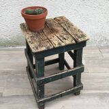 Former green workshop stool