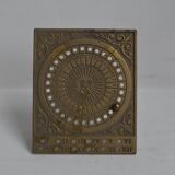 Brass perpetual calendar