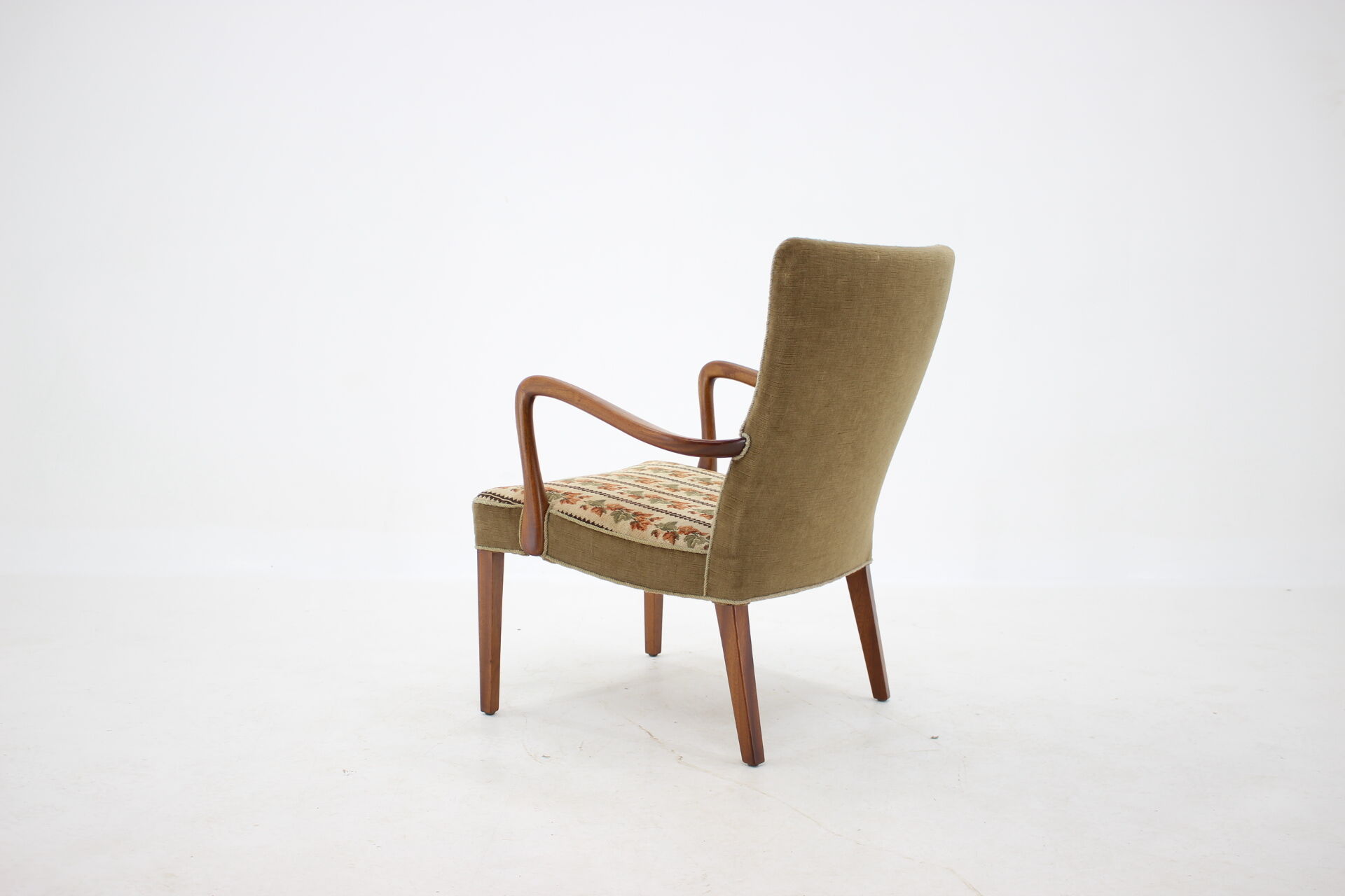 1940s Alfred Christensen teak armchair, Denmark