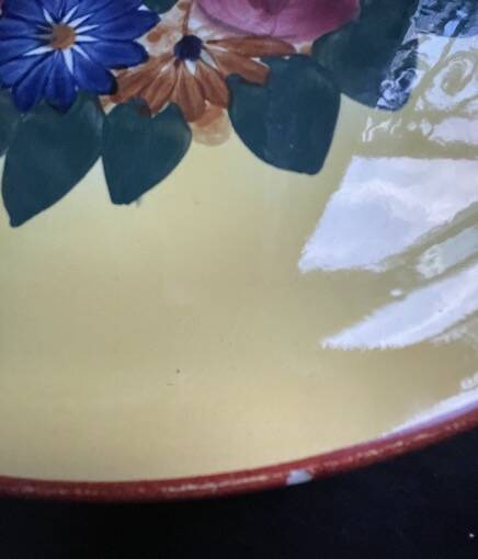 Tart or pizza dish / Round serving platter Longwy