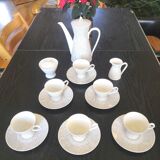Rosenthal coffee set 2000, silk décor by Raymond Loewy and Latham design 50s