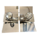 Vintage 1970s Space Age-style wall lamp
