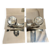 Vintage 1970s Space Age-style wall lamp