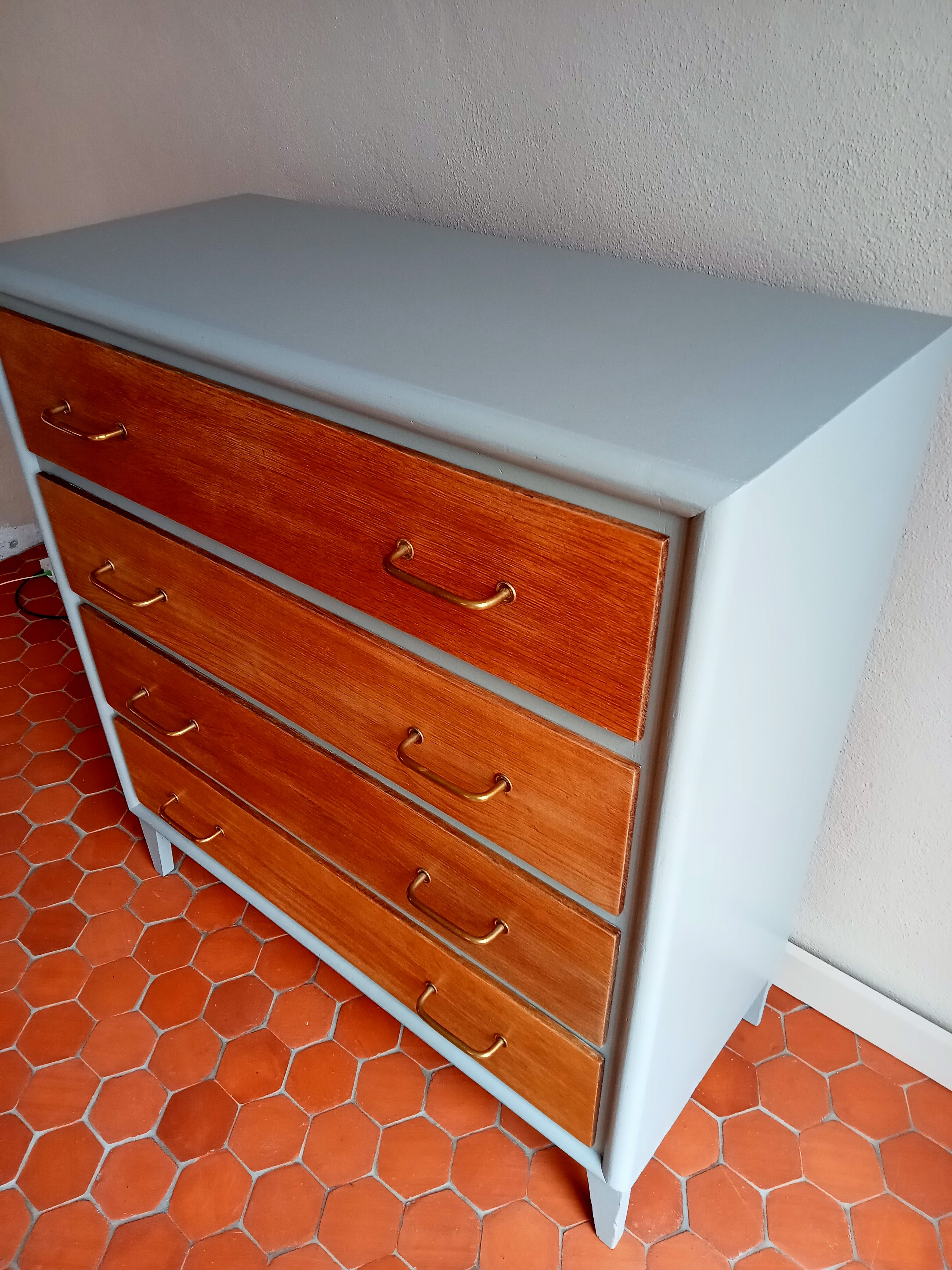 Commode vintage relookée
