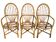 3 Rattan Armchairs from the 70s