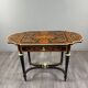 Writing table in Napoléon III style with marquetry and gilded bronzes, 19th century.