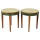 Pair of Art Deco stools, Czechoslovakia, 1940s