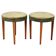 Pair of Art Deco stools, Czechoslovakia, 1940s