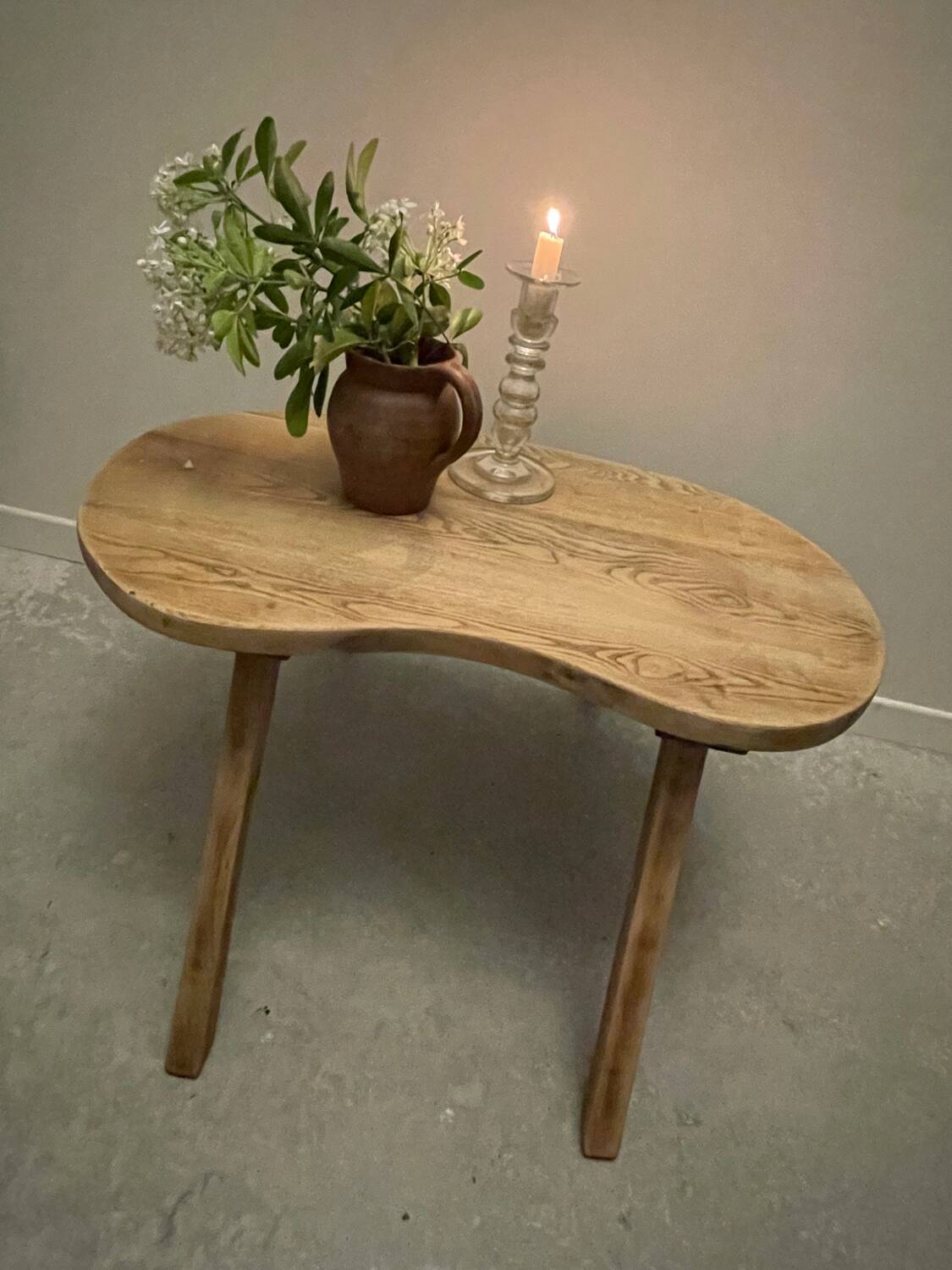Raw side table