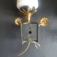 Pair of Art Deco wall sconces from the 1960s.