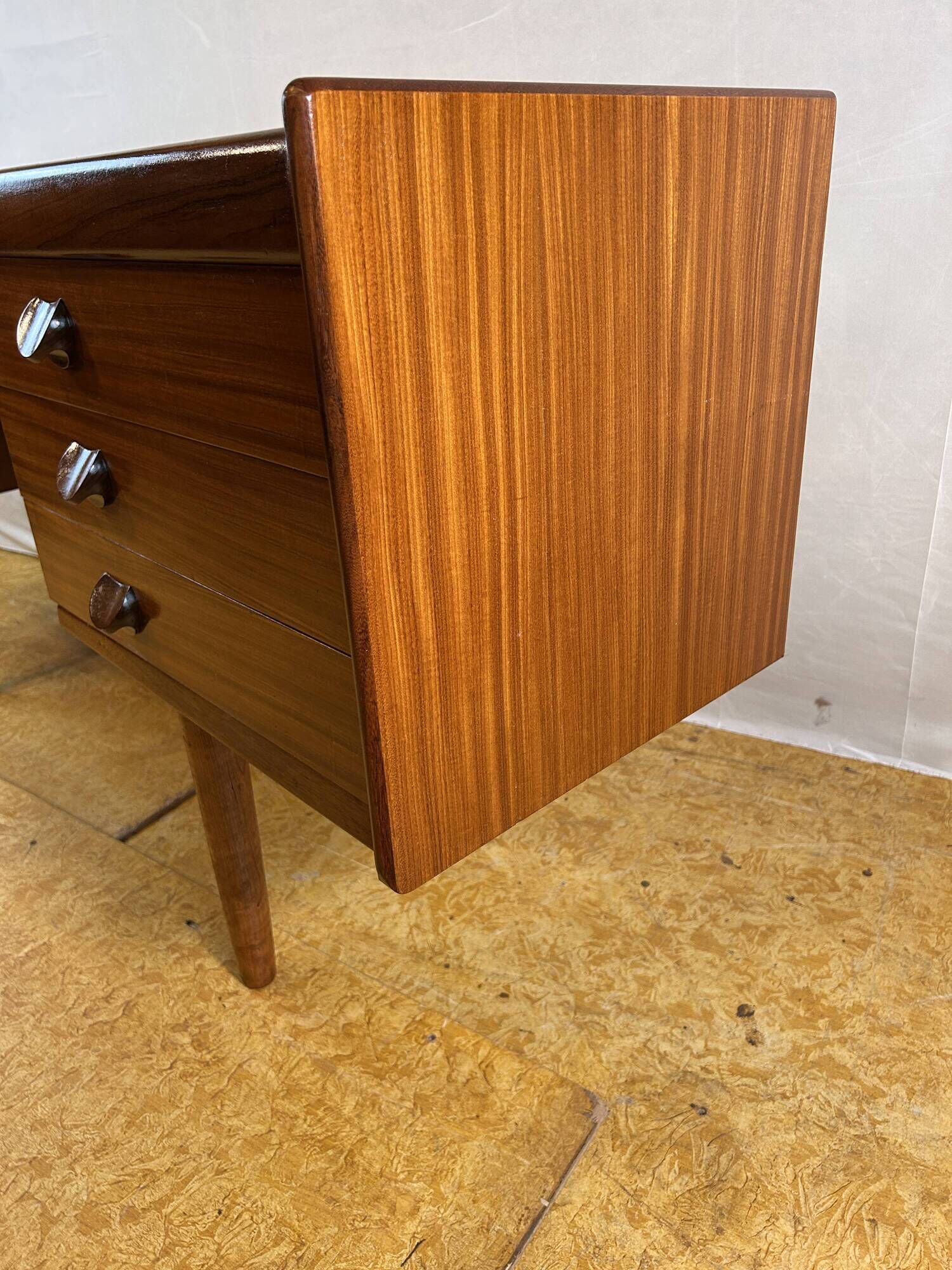 Mid-Century Retro Vintage Teak Desk by White & Newton (1960s)