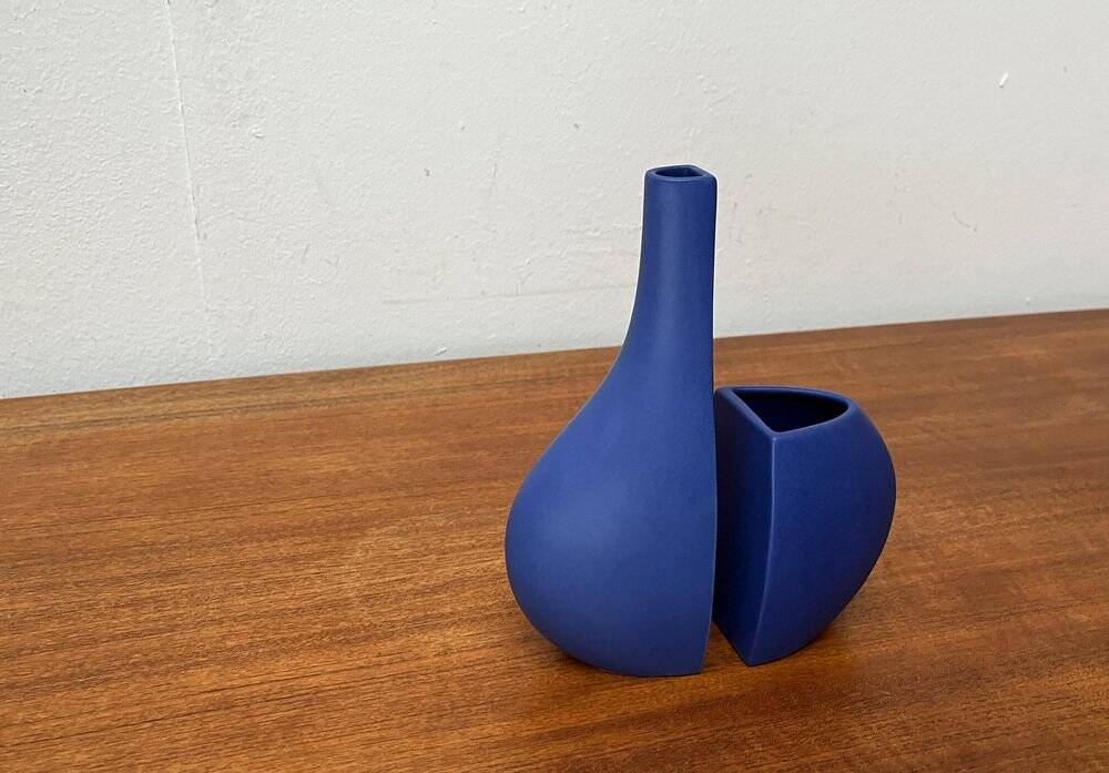 Postmodern minimalist vases from Bel Mondo, Italy, 1980s, set of 2.