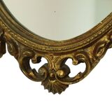 Classic French Rococo Baroque Style Mirror Gold Resin 70cm