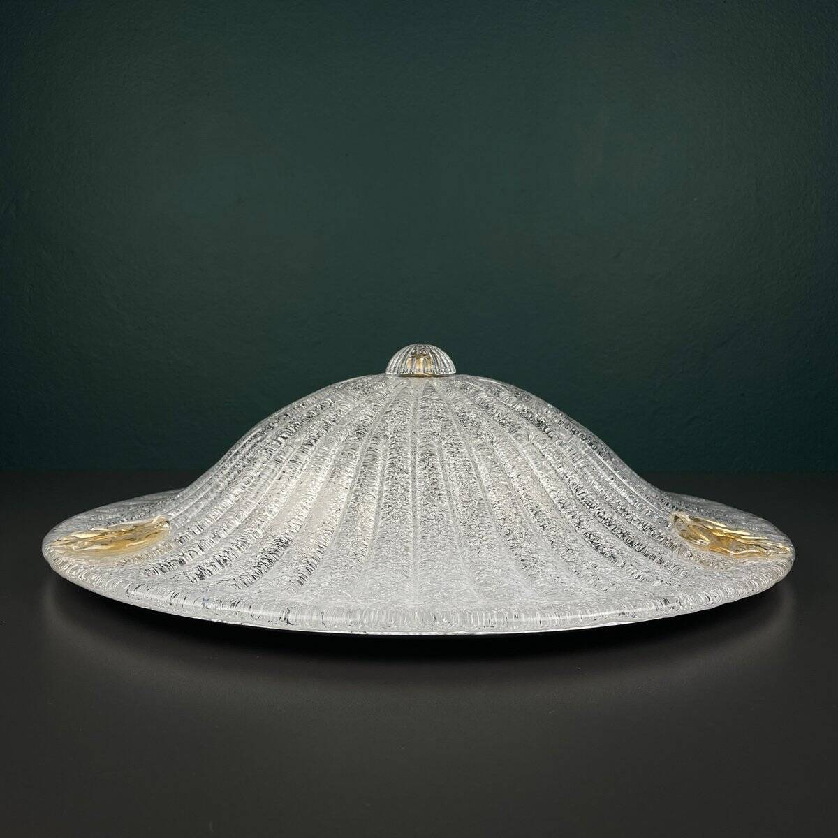 Murano Glass Ceiling Lamp, Italy, 1990s