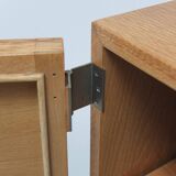 Decorative 'N-Line' bar cabinet in oak by P&J Neirinck, 1968