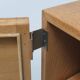 Decorative 'N-Line' bar cabinet in oak by P&J Neirinck, 1968