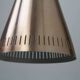 Uno & Östen Kristiansson for Luxus Vittsjö — Teak & Copper Wall Lamp, Sweden, 1960s