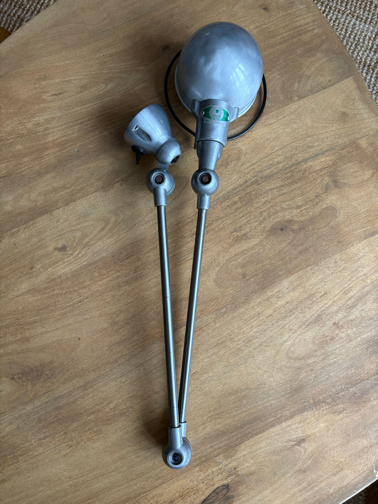 Lampe Jieldé Signal Édition Limitée 60 ans – Acier Brossé – N°6236