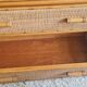 Vintage rattan chest of drawers