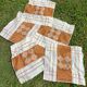 Set of retro napkins