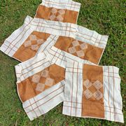 Set of retro napkins