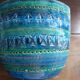 Planter Aldo London Bitossi Rimini Blu diamond 1960