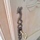 Restored antique oak entrance wardrobe