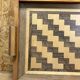 Wooden tray art deco marquetry