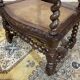 Louis XIII style armchair in oak - early 20th century