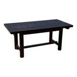 Robert Georges dining room table in pine and oak 1960