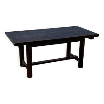Robert Georges dining room table in pine and oak 1960