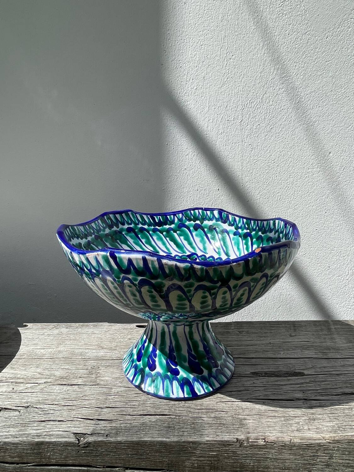 Fajalauza ceramic fruit bowl