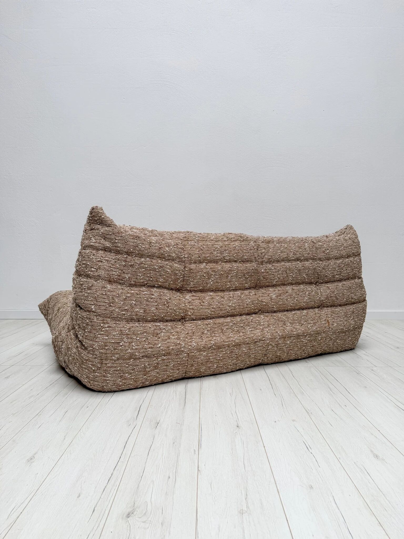 Vintage Original Bouclé Togo 3-Seater by Michel Ducaroy for Ligne Roset