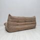 Vintage Original Bouclé Togo 3-Seater by Michel Ducaroy for Ligne Roset