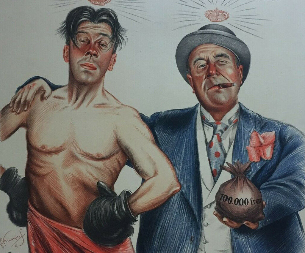 Cinema poster "Kings of Sport" Fernandel, Raimu 60x80cm 1937