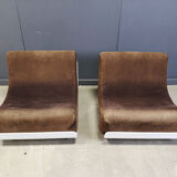 Space age Orbis lounge chairs by Luigi Colani for Cor, 1960s