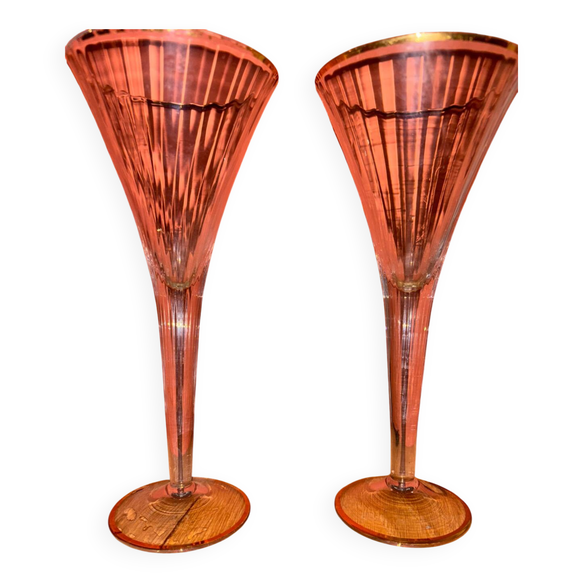 2 champagne glasses 80