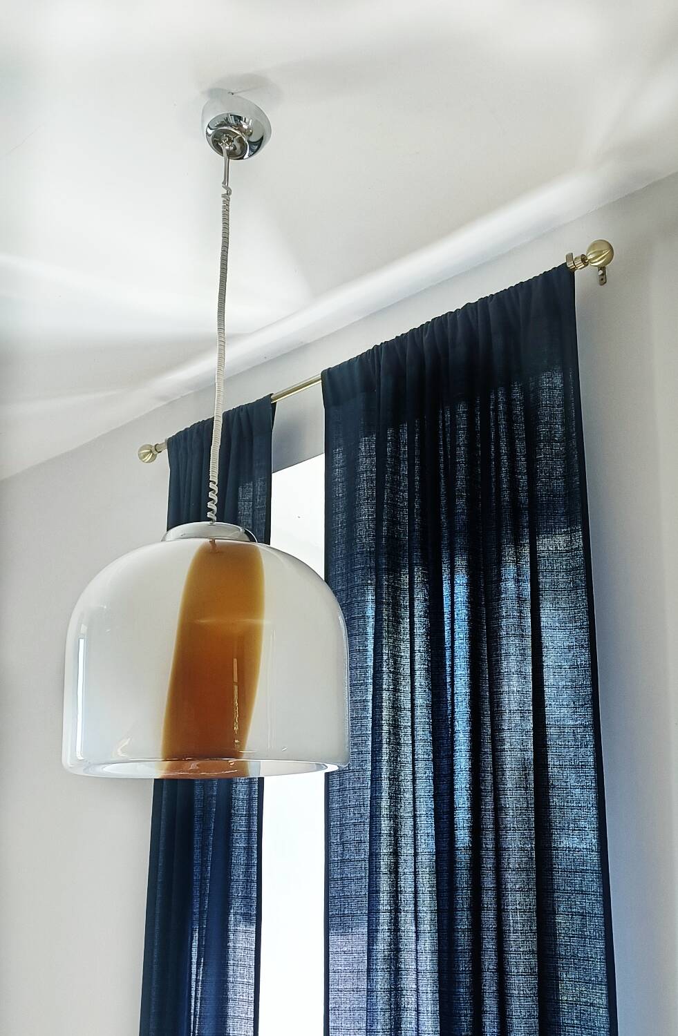 Mazzega XXL Murano glass pendant light