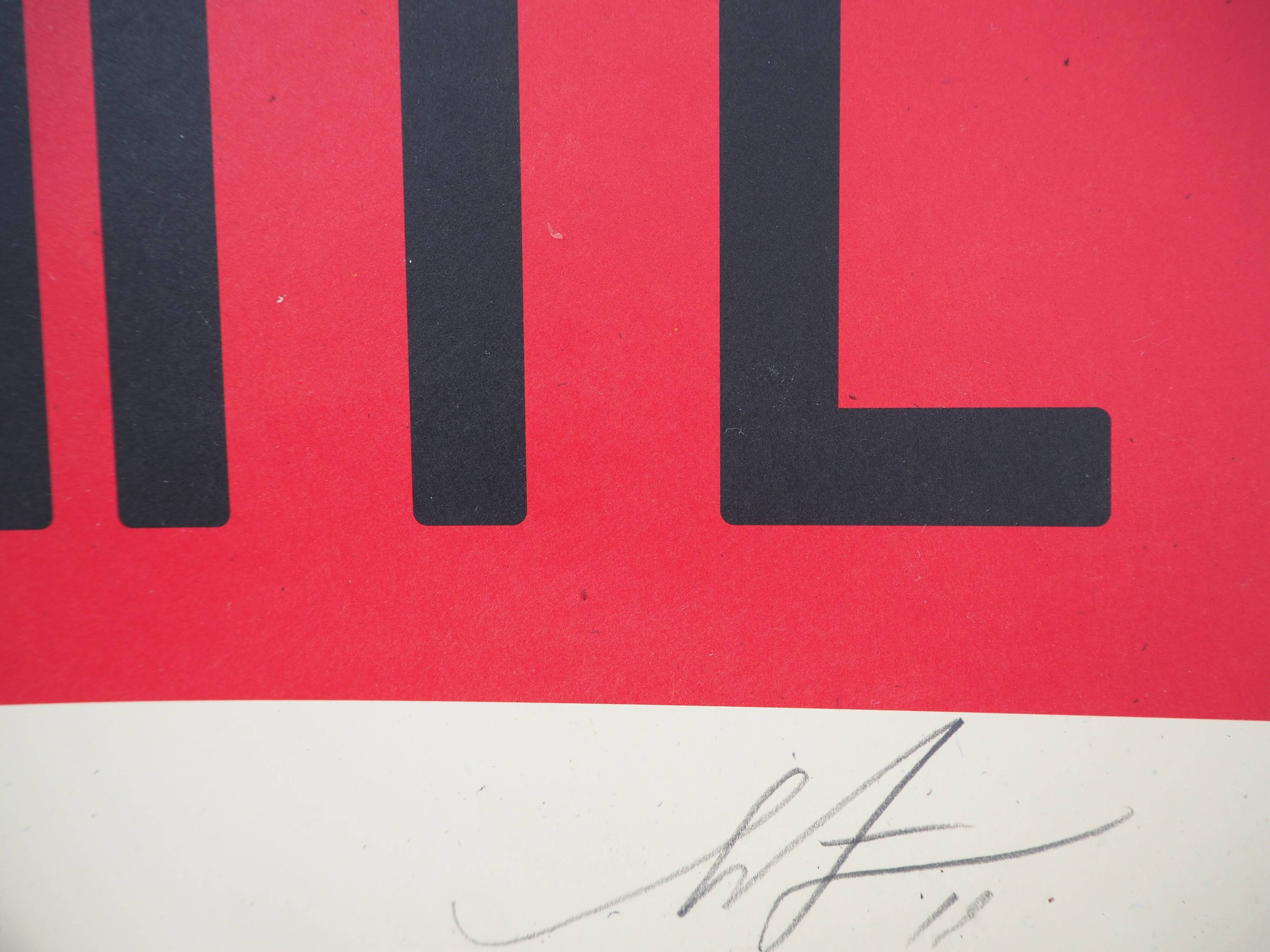 Shepard Fairey (Obey Giant): Liberty, Equality, Fraternity - Signed lithograph