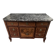 Transition chest of drawers in rosewood and amaranth veneer, 19th century