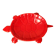 Turtle pocket emptier in enameled red cast iron by Castirone France