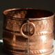 Cache-pot en cuivre rose France
