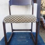 lot of 6 Baumann sled chairs