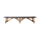 1950's bamboo flower bench