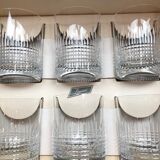 Six Baccarat whisky glasses, Nancy model, 1960