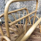 Rattan magazine holders