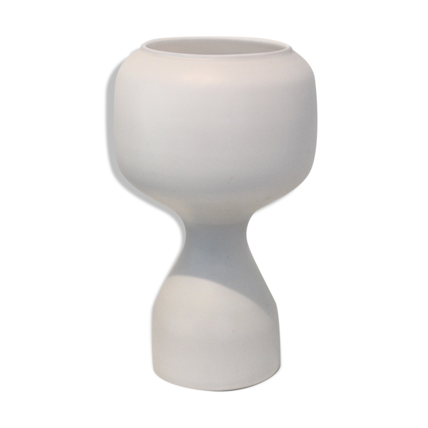 Philips table lamp in white opaline glass