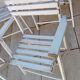 5 fauteuils de jardin en bois vintage  gleizes