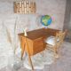 Bureau pieds compas